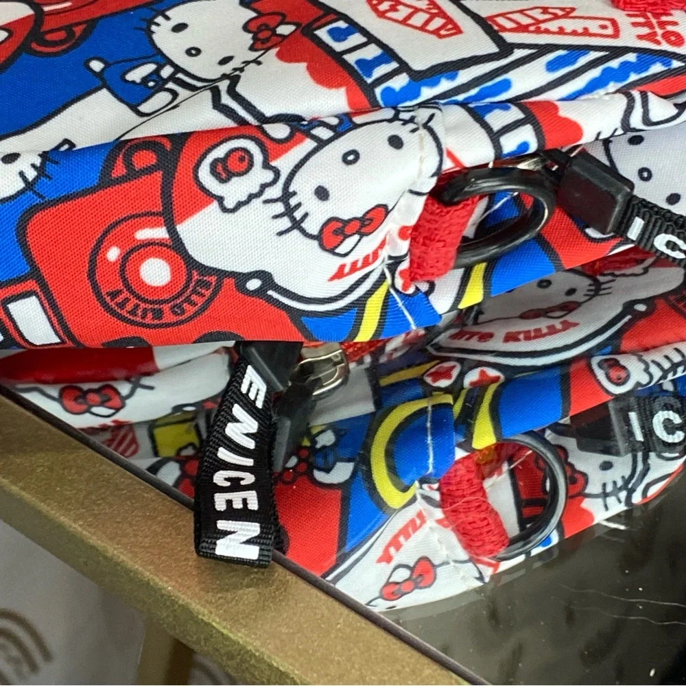 Hello Kitty Red and Blue Bag with Playful Design